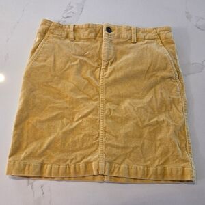 Polo Ralph Lauren Mustard Corduroy Skirt